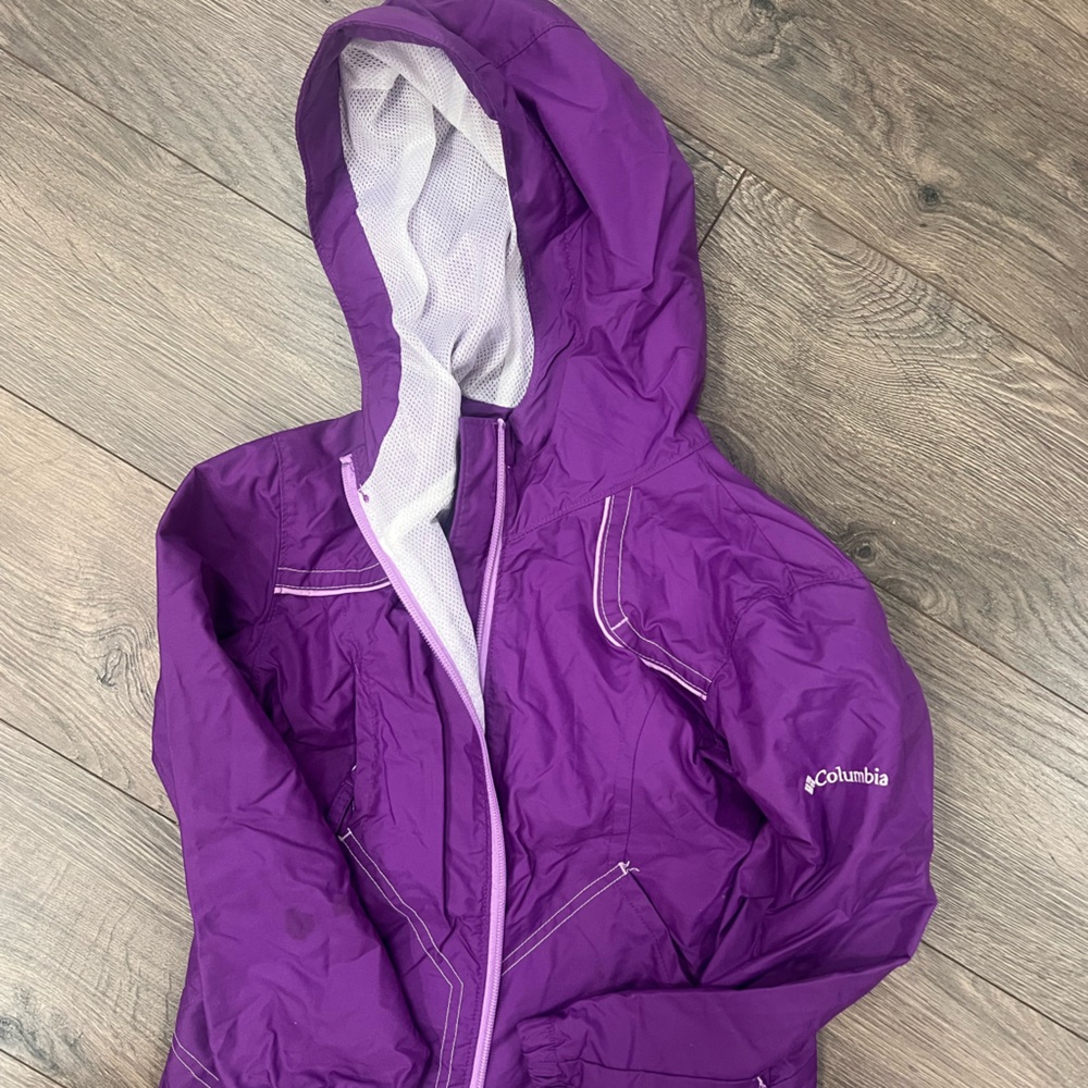 Columbia Purple and Gray Mesh Jacket